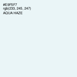 #E9F5F7 - Aqua Haze Color Image